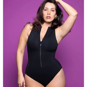 TA3 sleeveless surfy one piece swimsuit